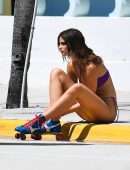 Taylor Hill Booty on the Set of a Bikini Photoshoot in Miami