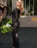 Alexis Ren Booty in See-Through Dress at “Jurassic World: Dominion” Premiere in Los Angeles