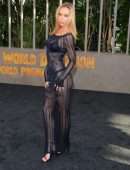 Alexis Ren Booty in See-Through Dress at “Jurassic World: Dominion” Premiere in Los Angeles