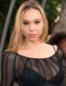 Alexis Ren Booty in See-Through Dress at “Jurassic World: Dominion” Premiere in Los Angeles