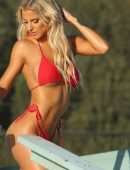 Brennah Black Booty in Tiny Thong Bikini for 138 Water Photoshoot