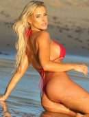 Brennah Black Booty in Tiny Thong Bikini for 138 Water Photoshoot