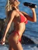 Brennah Black Booty in Tiny Thong Bikini for 138 Water Photoshoot
