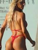 Brennah Black Booty in Tiny Thong Bikini for 138 Water Photoshoot