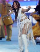 Camila Cabello Leggy, Performing Live at UEFA Champions League Final Opening Ceremony in Paris