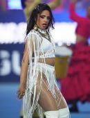 Camila Cabello Leggy, Performing Live at UEFA Champions League Final Opening Ceremony in Paris