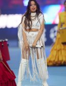 Camila Cabello Leggy, Performing Live at UEFA Champions League Final Opening Ceremony in Paris