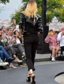 Cara Delevingne at AMI, Alexandre Mattiussi Show at Paris Fashion Week 2022
