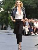 Cara Delevingne at AMI, Alexandre Mattiussi Show at Paris Fashion Week 2022