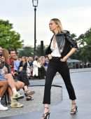 Cara Delevingne at AMI, Alexandre Mattiussi Show at Paris Fashion Week 2022