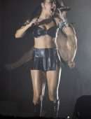 Charli XCX Cleavage OnStage at Glastonbury Music Festival