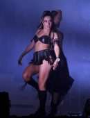 Charli XCX Cleavage OnStage at Glastonbury Music Festival