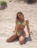Cindy Prado Booty in a Tiny Thong Bikini