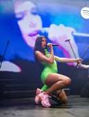 Dua Lipa Leggy at Spotify Beach at Cannes Lions 2022