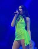 Dua Lipa Leggy at Spotify Beach at Cannes Lions 2022