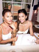 Eva Longoria Cleavage at “House of the Sun” Beach Party in Montauk