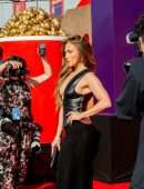 Jennifer Lopez Cleavage at 2022 MTV Movie & TV Awards in Santa Monica
