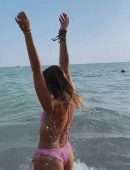 Jordyn Jones Booty in Pink Bikini Photoshoot