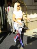 Kim Kardashian Booty in Tights, Going to 'Today' in NYC