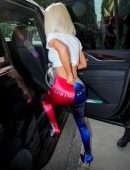 Kim Kardashian Booty in Tights, Going to 'Today' in NYC