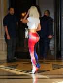 Kim Kardashian Booty in Tights, Going to 'Today' in NYC