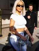 Kim Kardashian Booty in Tights, Going to 'Today' in NYC