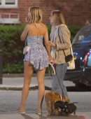 Kimberley Garner Booty Upskirt Candids in Notting Hill