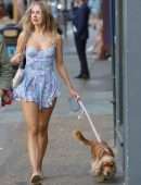 Kimberley Garner Booty Upskirt Candids in Notting Hill