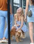 Kimberley Garner Booty Upskirt Candids in Notting Hill