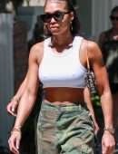 Lori Harvey, Out Shopping on Melrose Place in West Hollywood