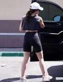 Lucy Hale Booty in Tights, Out in Los Angeles