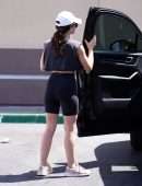 Lucy Hale Booty in Tights, Out in Los Angeles