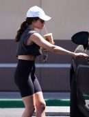 Lucy Hale Booty in Tights, Out in Los Angeles