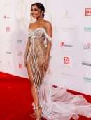 Maria Thattil in See-Through Dress at 62nd TV Week Logie Awards in Gold Coast