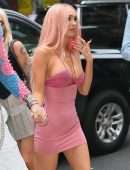 Megan Fox Leggy at “Life In Pink” Premiere in New York