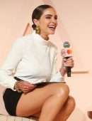 Olivia Culpo LEGGY at Create and Cultivate Hosts Los Angeles Conference