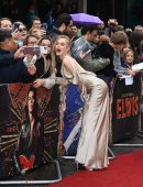 Olivia DeJonge Pokies at "Elvis" UK Special Screening in London
