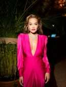 Rita Ora Cleavage at Cartier Private Event in Madrid