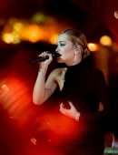 Rita Ora Cleavage at Cartier Private Event in Madrid