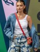 Thylane Blondeau at Kenzo S/S 2023 at Paris Fashion Week, Fashion Show