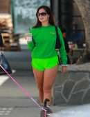Addison Rae Leggy, Outside a Pilates Class with Maddie Ziegler in West Hollywood