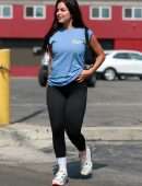 Addison Rae Booty, Outside a Pilates Class in West Hollywood