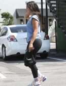 Addison Rae Booty, Outside a Pilates Class in West Hollywood