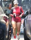 Addison Rae Booty and Leggy in Tiny Shorts Out in West Hollywood