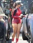 Addison Rae Booty and Leggy in Tiny Shorts Out in West Hollywood