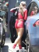 Addison Rae Booty and Leggy in Tiny Shorts Out in West Hollywood