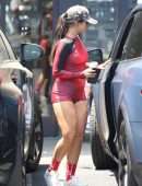 Addison Rae Booty and Leggy in Tiny Shorts Out in West Hollywood