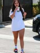 Addison Rae Leggy Photoshoot in West Hollywood