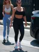 Addison Rae in Tights, Outside a Pilates Class in West Hollywood
