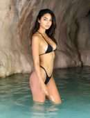 Ambra Gutierrez Booty in a Tiny Bikini at the Beach